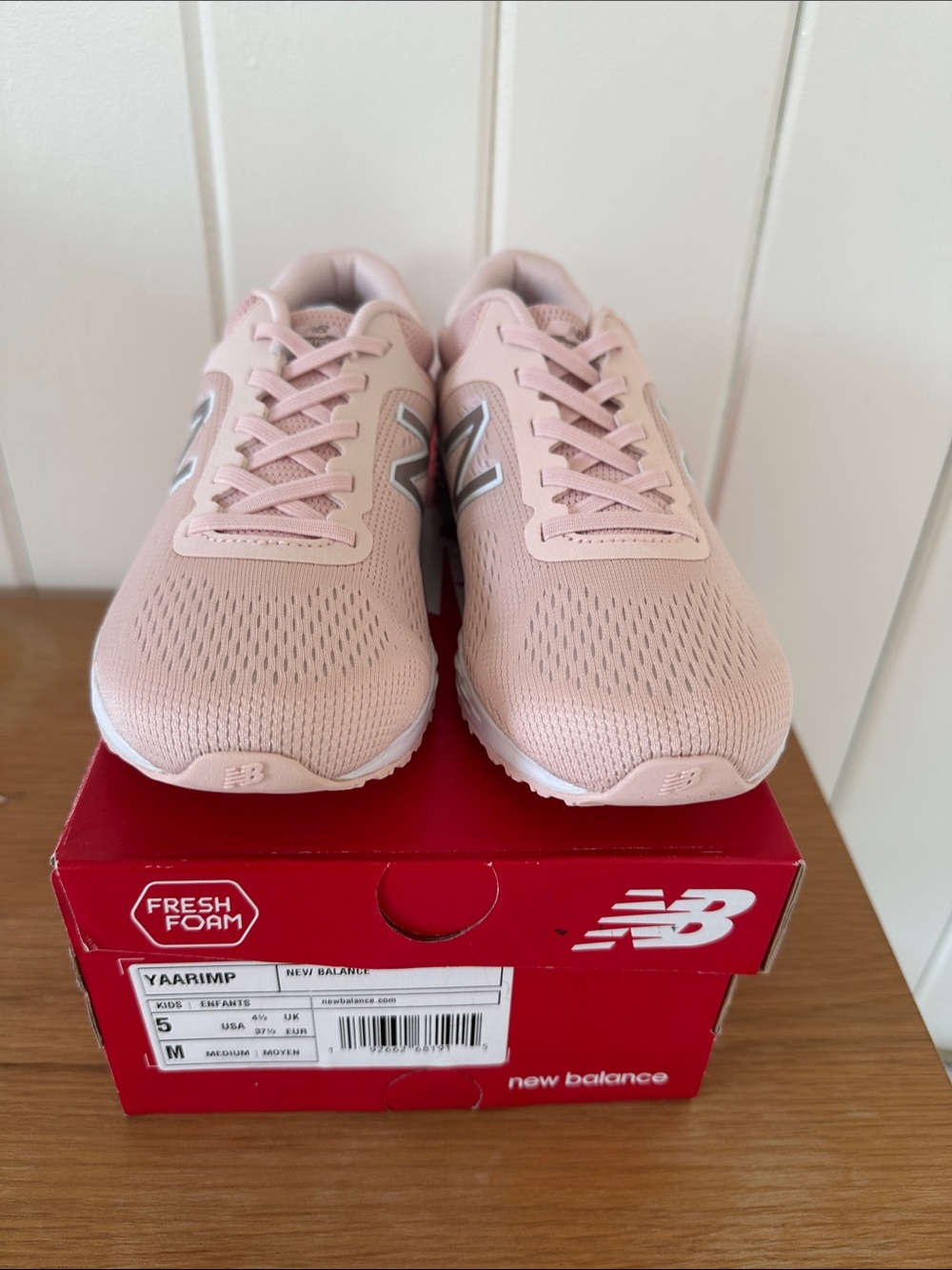 New Balance Kid’s Blush Pink Fresh Foam Running Shoes